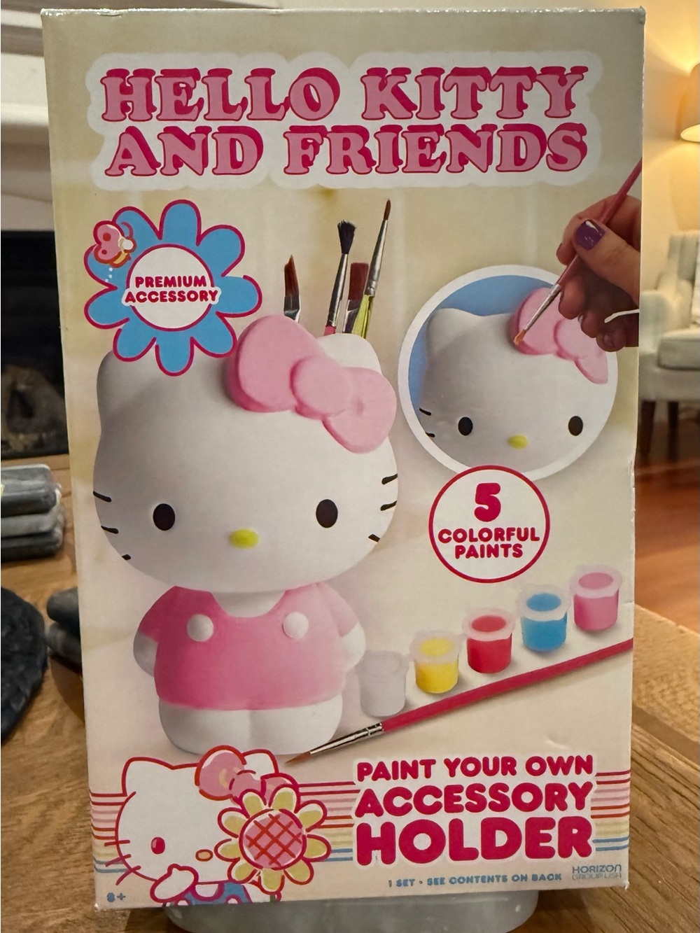 Sanrio Hello Kitty Paint your Own Accessory Holder Brand New Sealed